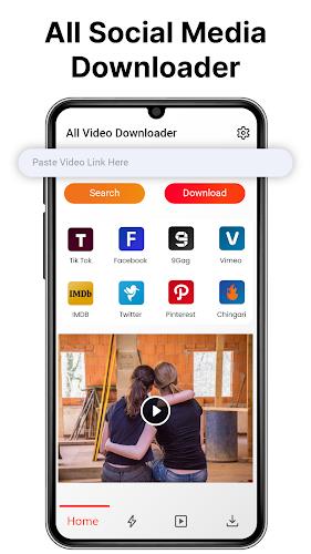 V - All Video Downloader Tangkapan skrin 1