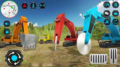 Heavy Excavator Rock Mining Screenshot 2