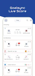 GoalSync - Live Sports Score ဖန်သားပြင်ဓာတ်ပုံ 1