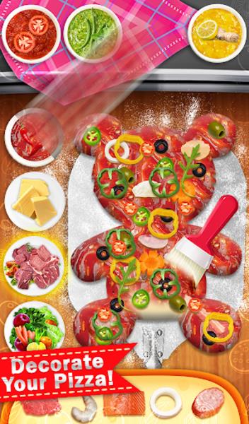 Shape Pizza Maker Cooking Game Ảnh chụp màn hình 1