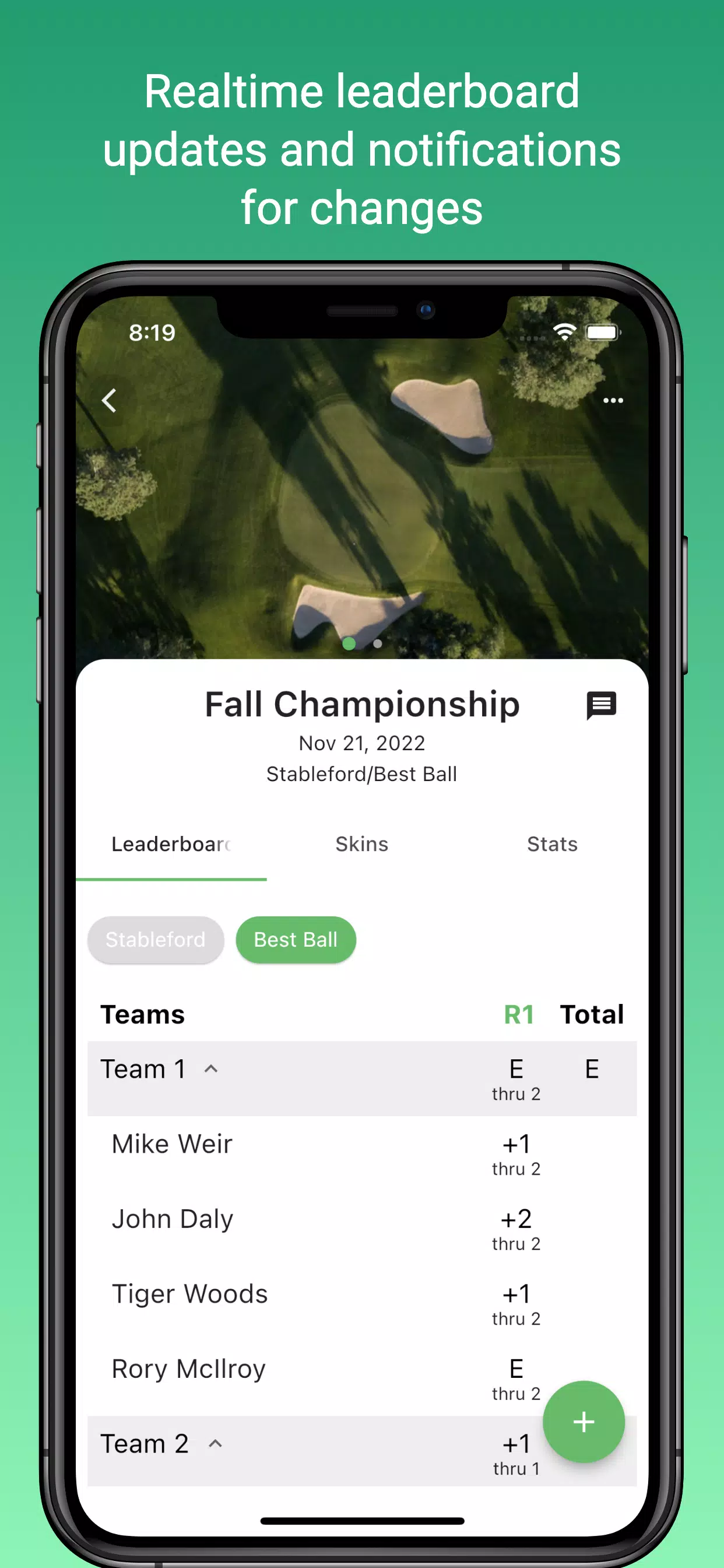 Squabbit - Golf Tournament App スクリーンショット 2