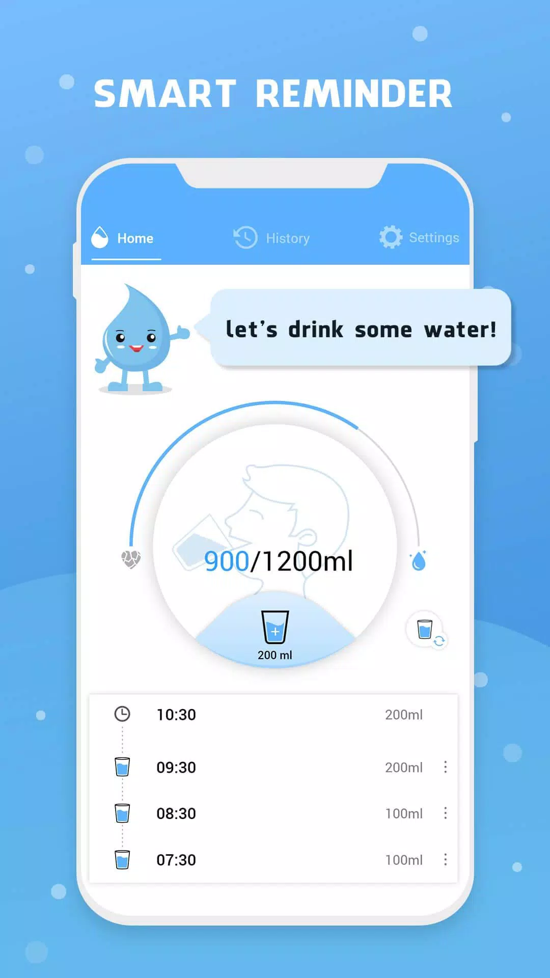 Water Reminder - Remind Drink  螢幕截圖 0