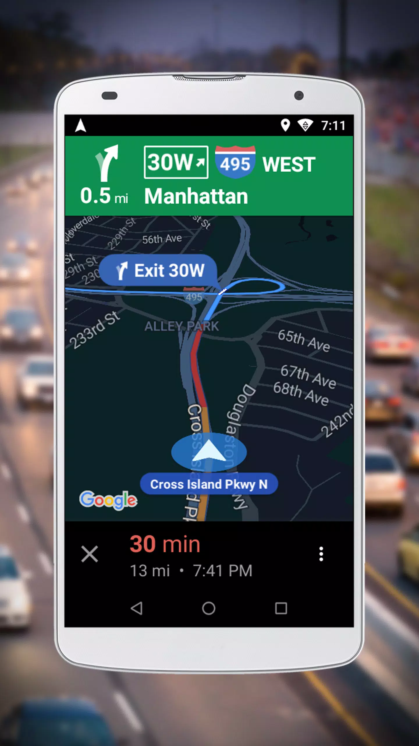 Schermata Navigation for Google Maps Go 1