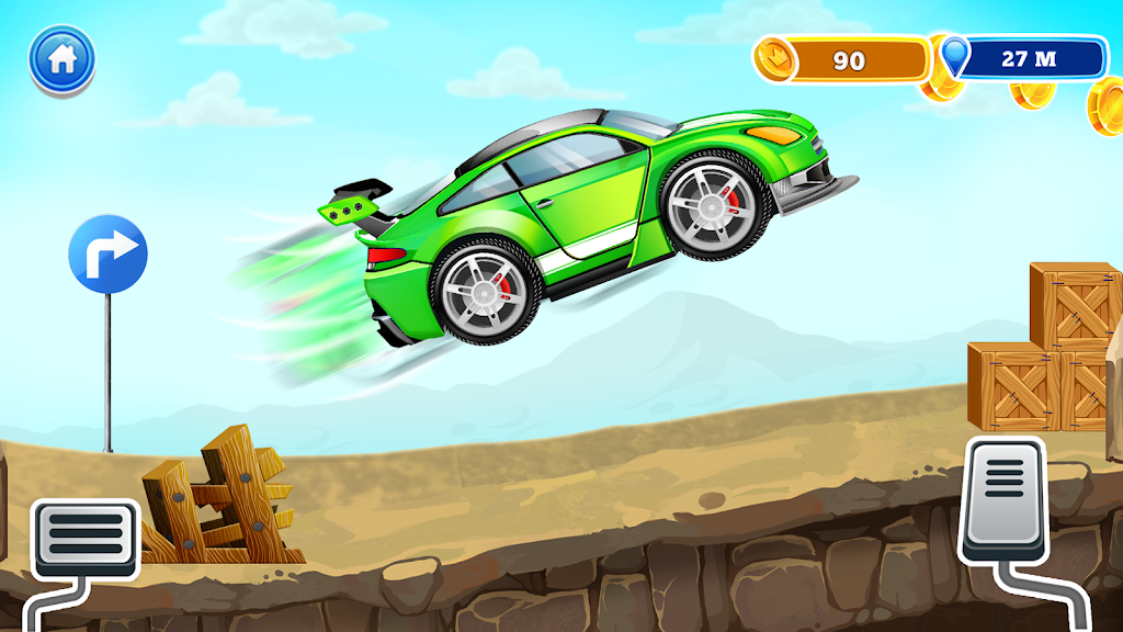 Uphill Races Car Game For Boys स्क्रीनशॉट 2