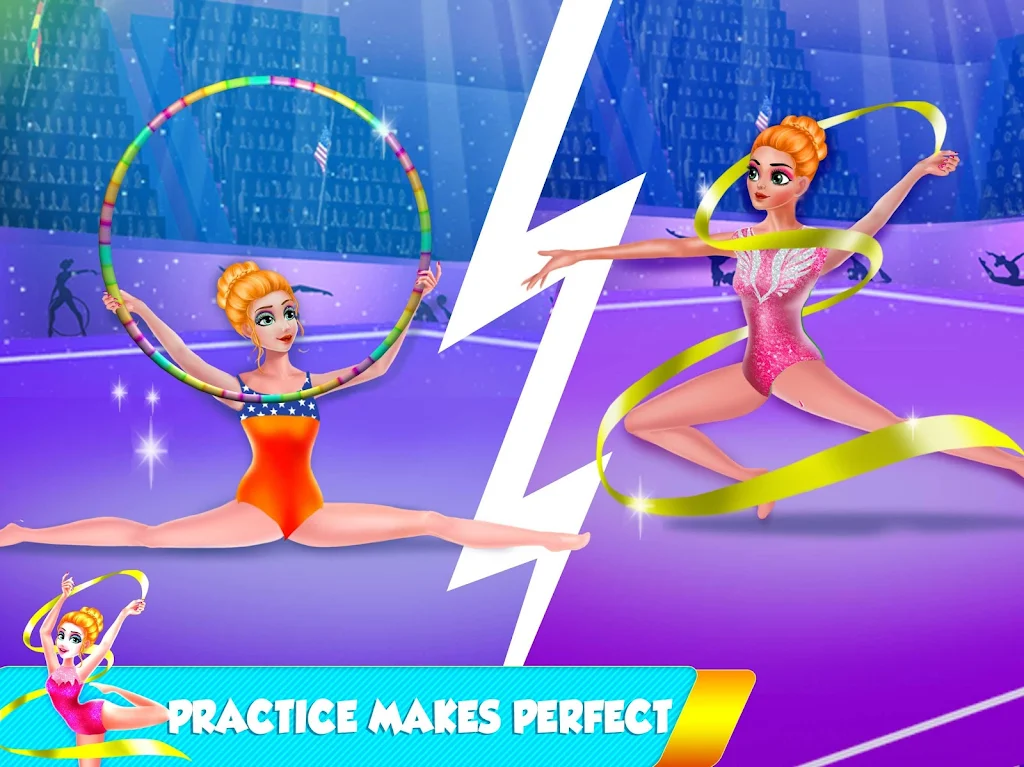 Star Girl Gymnastics Games Ekran Görüntüsü 0