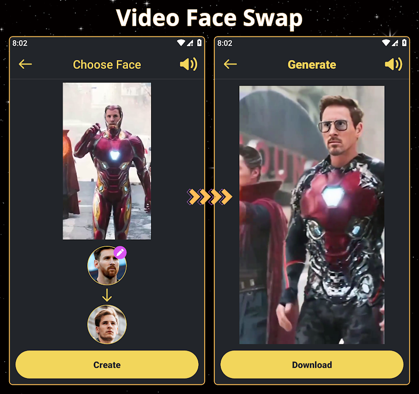 Face Over: AI Face Swap ภาพหน้าจอ 2