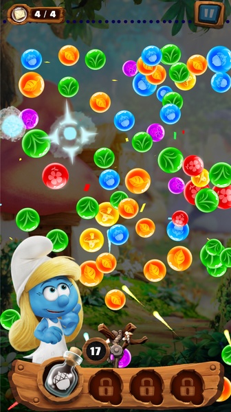 Smurfs Bubble Story Zrzut ekranu 2