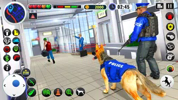 US Police Dog Games : Airport Crime Police Games Capture d'écran 1