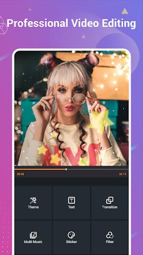 Video Editor with Song Clipvue ภาพหน้าจอ 0