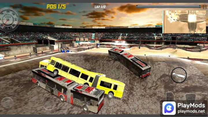 Long Bus Derby Battle Forever Скриншот 2