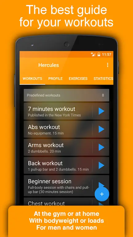 Hercules Workout Ekran Görüntüsü 3