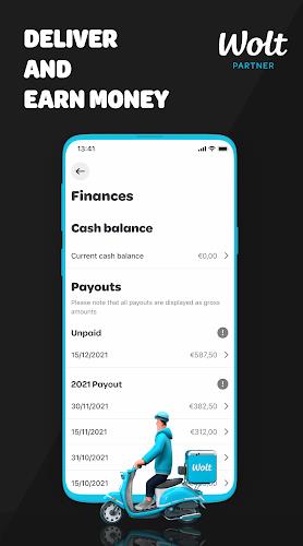 Wolt Courier Partner Ảnh chụp màn hình 0