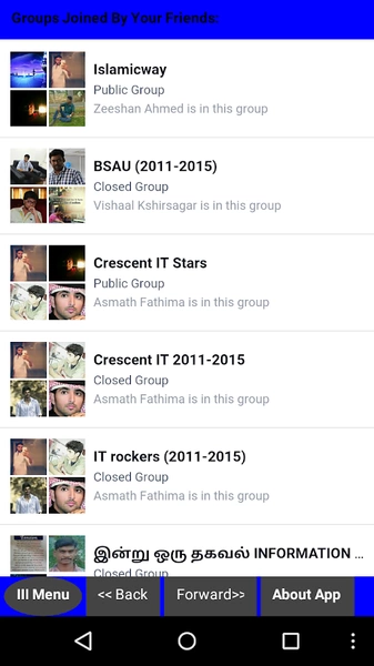 Friends Group Finder Screenshot 0