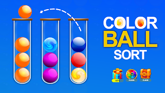 Color Ball Sort Puzzle Game 3D ภาพหน้าจอ 1