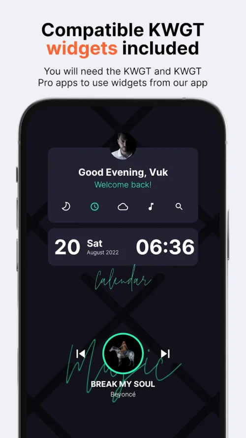 Hera Dark: Circle Icon Pack Captura de pantalla 2