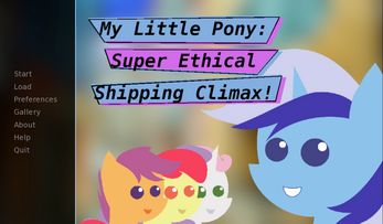 My Little Pony: Super Ethical Shipping Climax! Ảnh chụp màn hình 0