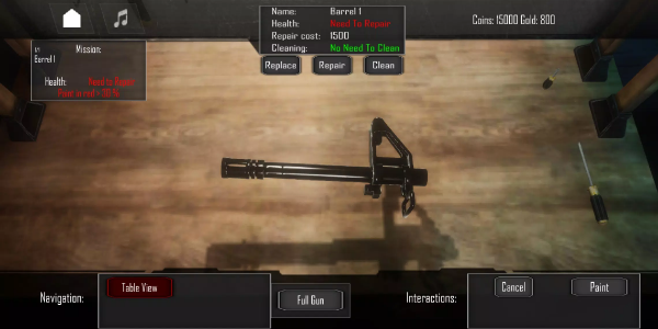 Schermata Gun Builder GunSmith simulator repair 0