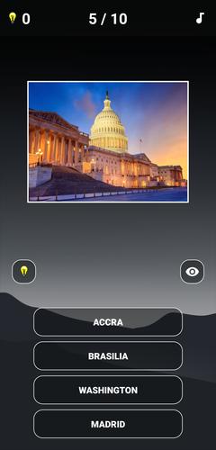 Capitals of the World - Quiz 1 Screenshot 3