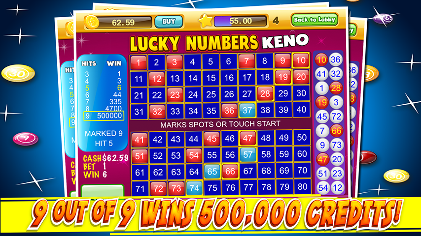 Las Vegas Keno Numbers Free Captura de tela 2
