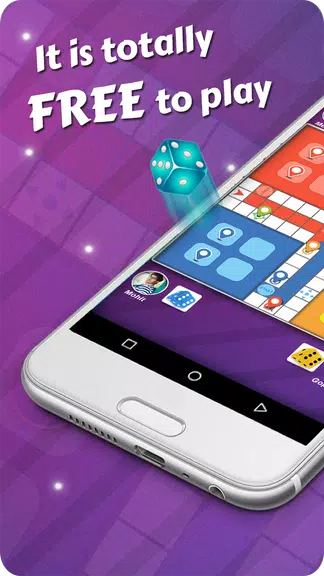 Ludo game - free board game play with friends Schermafbeelding 0