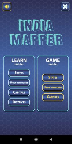 India Mapper-(India Map Game) Captura de pantalla 0