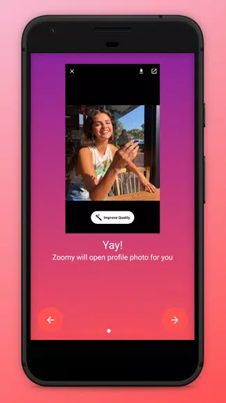 Zoomy for Instagram - Big HD profile photo picture স্ক্রিনশট 2