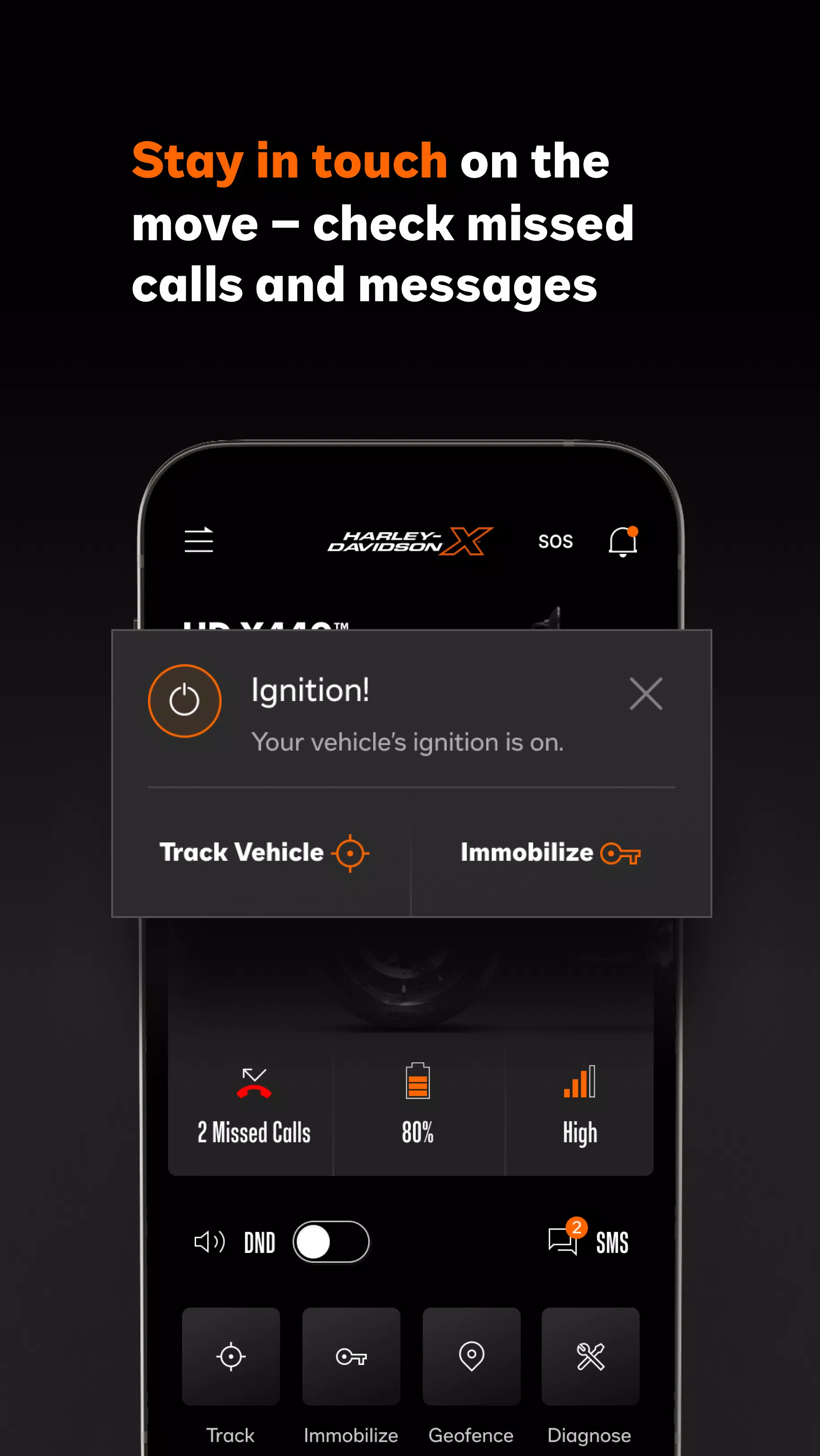 Schermata Harley-Davidson Connect 1