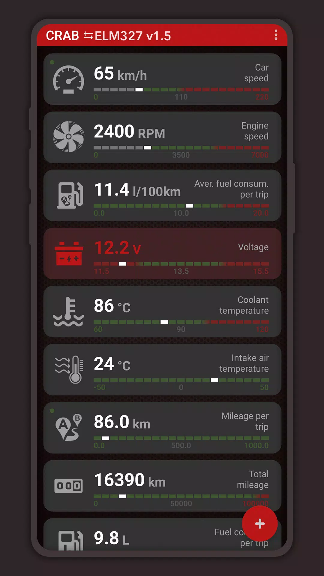 CRAB Car Scanner Schermafbeelding 1