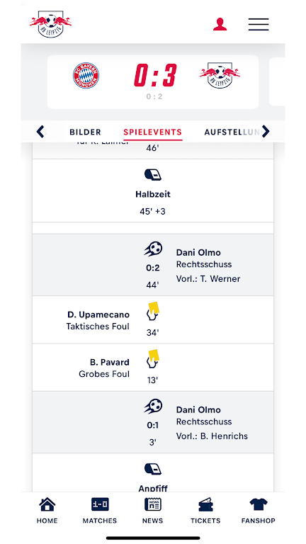 RB Leipzig Schermafbeelding 2