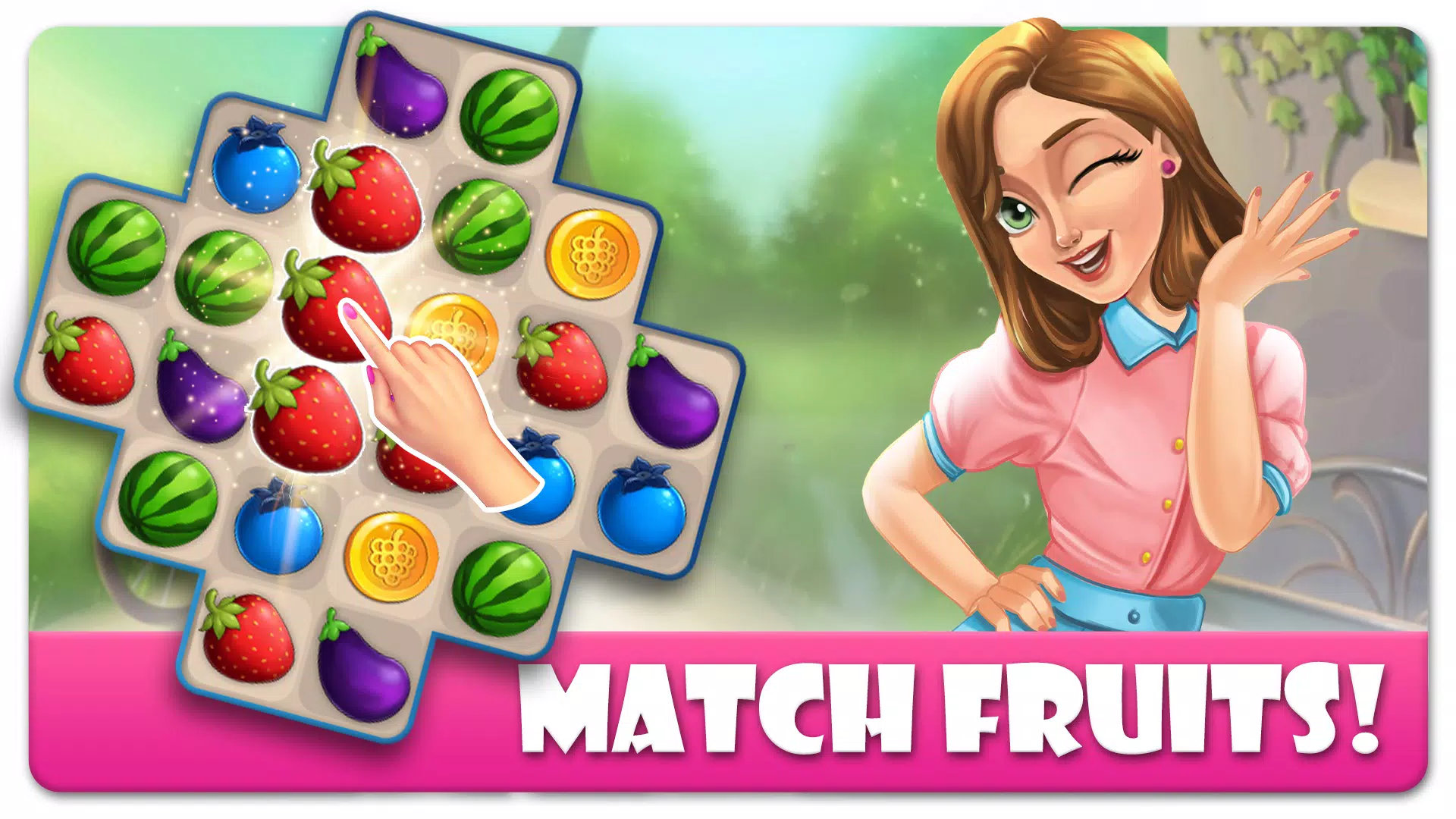 Anna's Garden: Match 3 Games Tangkapan skrin 0