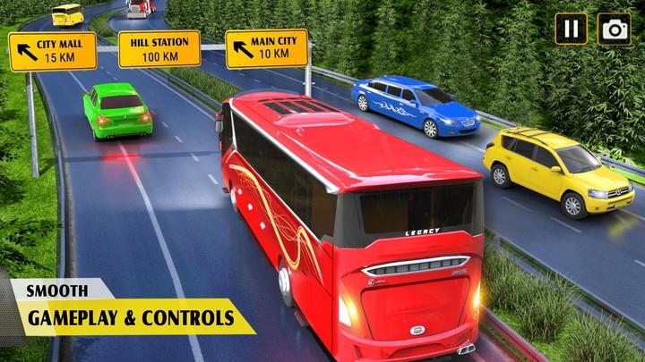 Bus Game : Coach Bus Simulator Скриншот 3