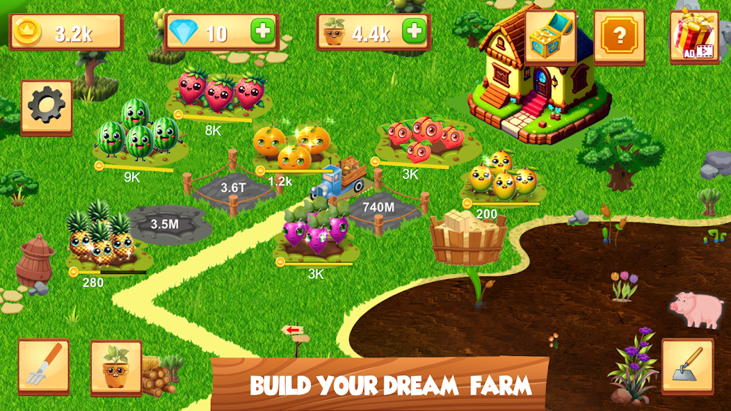 Schermata Happy Farm : Farming Challenge 0