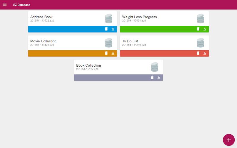 EZ Database Capture d'écran 3