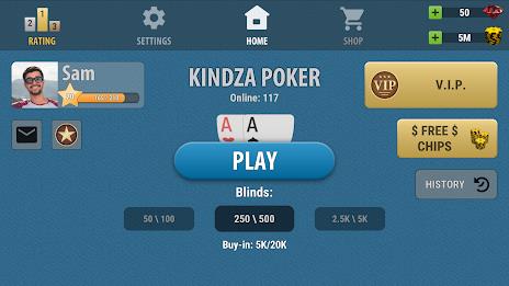 Kindza Poker - Texas Holdem Zrzut ekranu 3