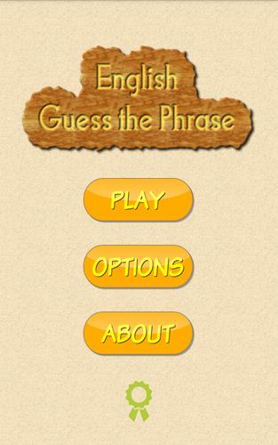 English Guess The Phrase 螢幕截圖 0