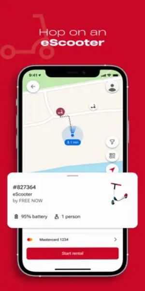 FREENOW - Mobility Super App ภาพหน้าจอ 1