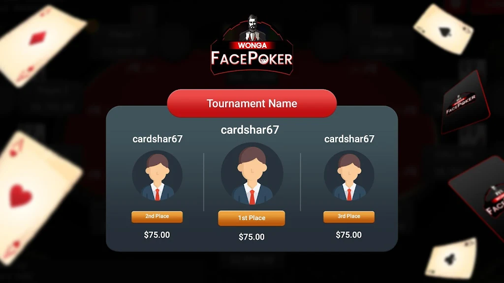 Wonga Face Poker Скриншот 3