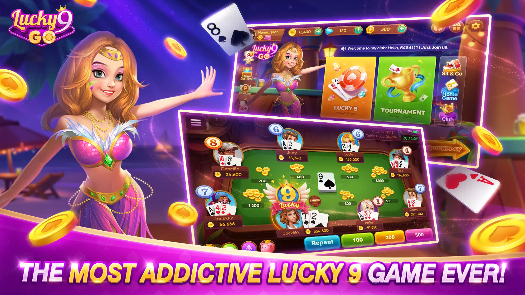 Lucky 9 Go 螢幕截圖 0