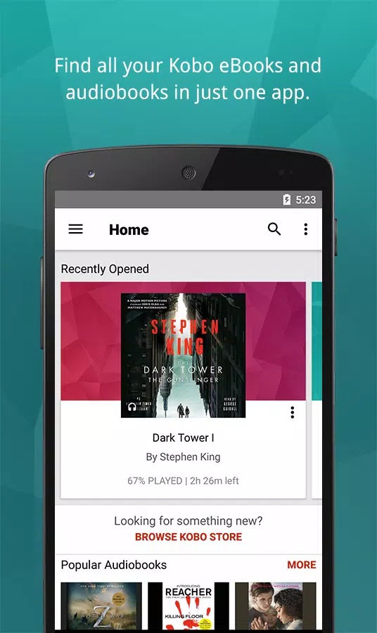 Kobo Books - eBooks Audiobooks Screenshot 1