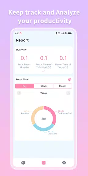 Brain Focus Productivity Timer Ảnh chụp màn hình 2