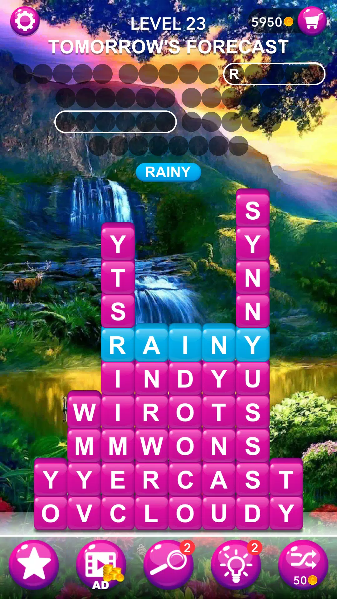 Word Tiles :Hidden Word Search ဖန်သားပြင်ဓာတ်ပုံ 2