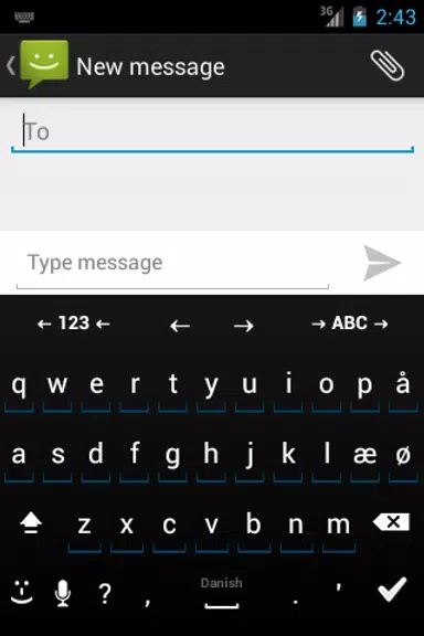 Danish for AnySoftKeyboard スクリーンショット 0
