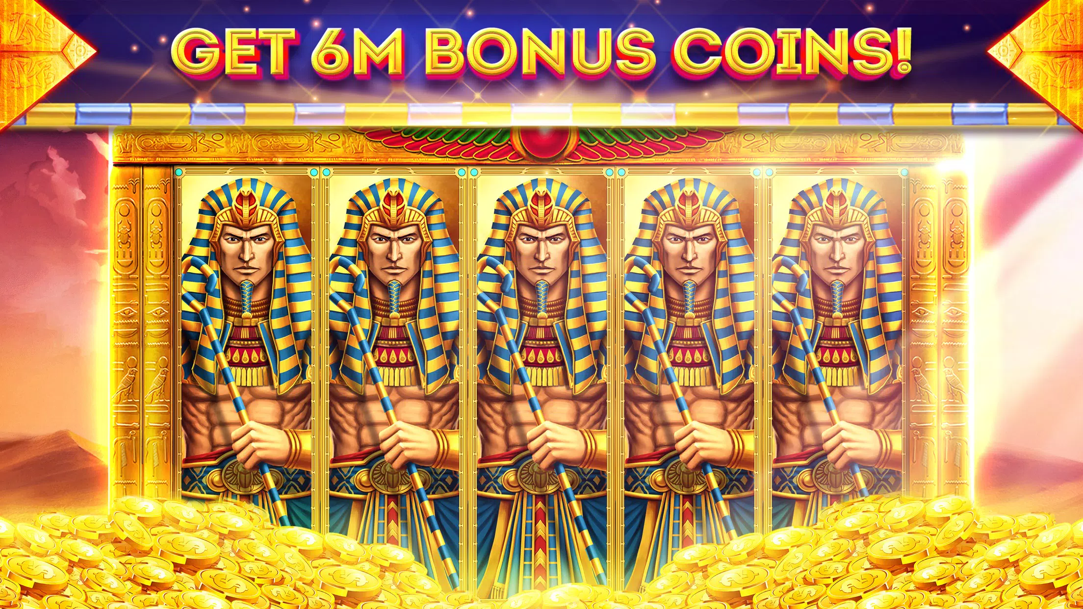 Pharaohs of Egypt Slots Casino スクリーンショット 0