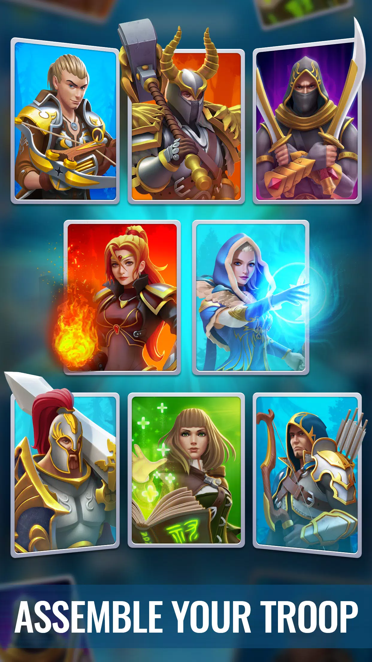 Raid & Rush - Heroes idle RPG ภาพหน้าจอ 0