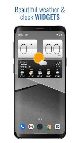 Sense V2 Flip Clock & Weather স্ক্রিনশট 0