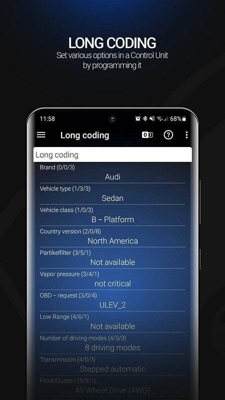 OBDeleven car diagnostics Tangkapan skrin 2