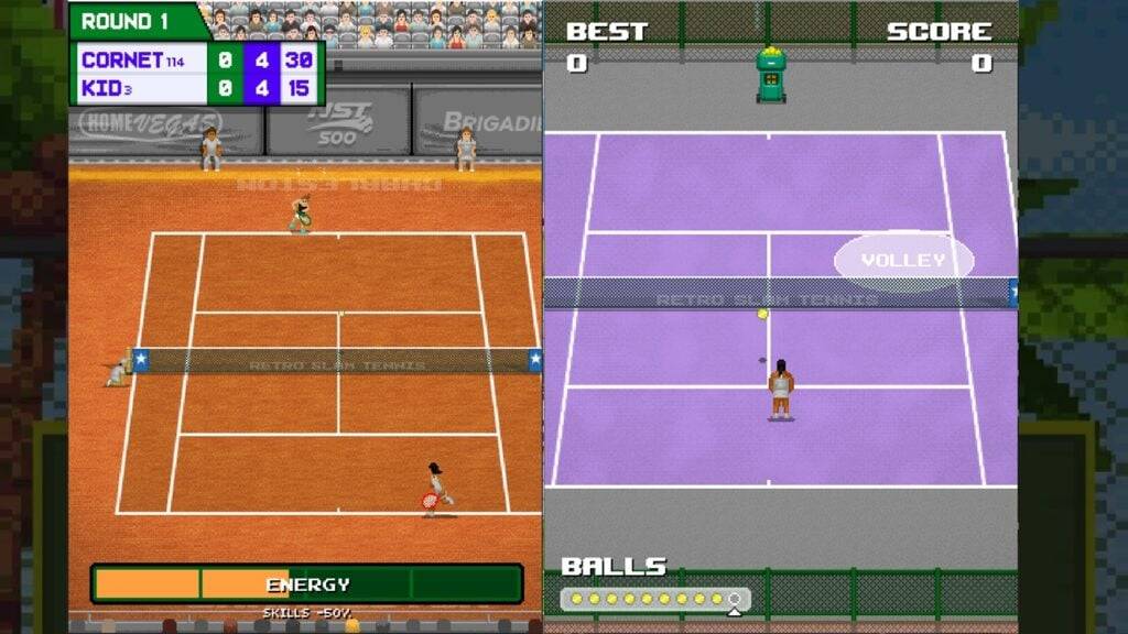 Tenis Slam Retro adalah permainan terbaru di Android dari pembuat mangkuk retro