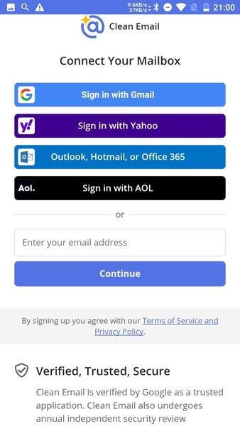 CleanEmail ภาพหน้าจอ 0
