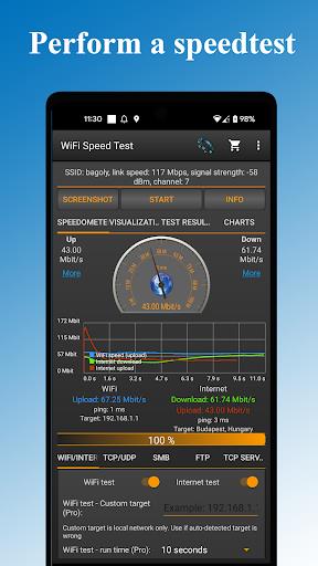 WiFi - Internet Speed Test 螢幕截圖 1