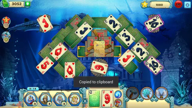 Solitaire Atlantis ဖန်သားပြင်ဓာတ်ပုံ 2